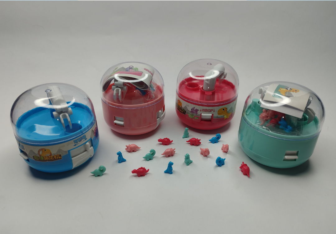 ¡Atrápalos todos! Mini máquina de garra de dinosaurios 🎯🕹️