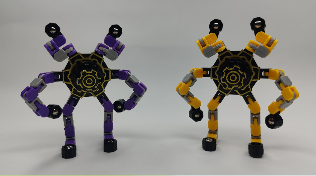 🌟 ¡Imaginación en movimiento! Spinners articulados multiforma 🌀