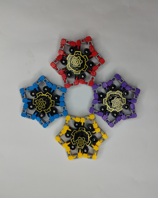 🌟 ¡Imaginación en movimiento! Spinners articulados multiforma 🌀